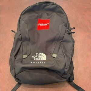 The North Face Black and Red Backpack